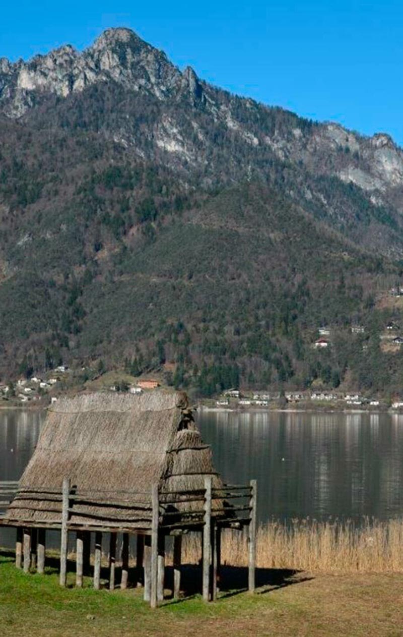 The stilt houses of Lake Ledro